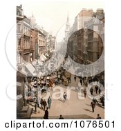 The Busy Street Of Cheapside In London England Royalty Free Stock Photography