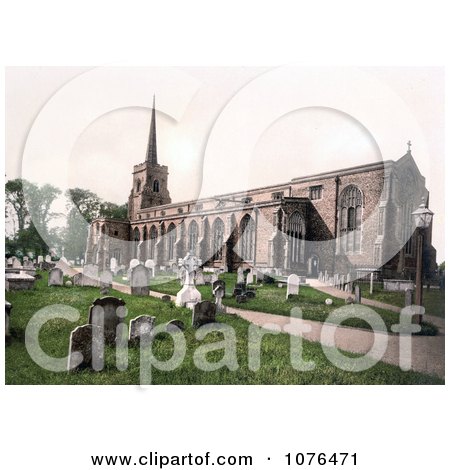 the Cemetery at St Margaret’s Church in Lowestoft, Suffolk, East Anglia, England, United Kingdom - Royalty Free Stock Photography  by JVPD