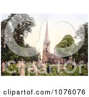 The Cemetery Of The St MaryS Church In Ross On Wye Herefordshire England UK Royalty Free Stock Photography