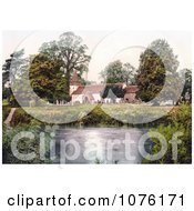 The Church Graveyard On The Banks Of The River Dixton Ferry Monmouth Wales Monmouthshire England UK Royalty Free Stock Photography