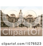 The Guards At The Front Gates Of The Horse Guards Building In London England Royalty Free Stock Photography