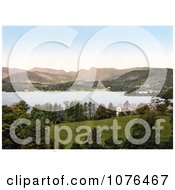The Lake And Langdale Pikes In The Great Langdale Valley In Windermere Cumbria Lake District England Royalty Free Stock Photography