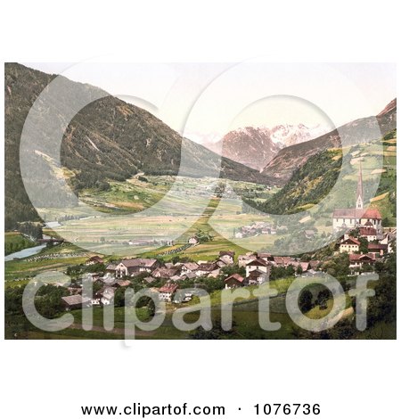 the Oetz Valley With Tschirgant, Tyrol, Austria - Royalty Free Stock Photography  by JVPD