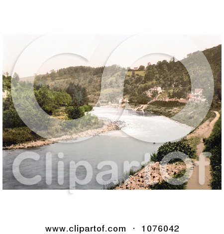 The River Wye Flowing Through Symonds Yat in the Forest of Dean England - Royalty Free Stock Photography  by JVPD