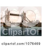 The Tower Bridge Over The River Thames In London England Royalty Free Stock Photography