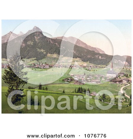 the Town of Reutte, Tyrol, Austria - Royalty Free Stock Photography  by JVPD