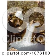 The Upper Falls Waterfalls In Glen Lyn Gorge In Lynton And Lynmouth Devon England UK Royalty Free Stock Photography