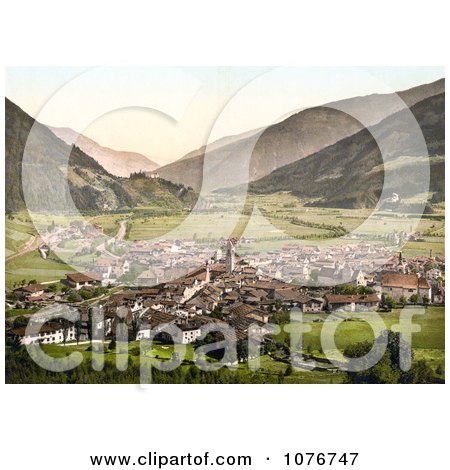 the Valley Village of Sterzing, Tyrol, Austria - Royalty Free Stock Photography  by JVPD