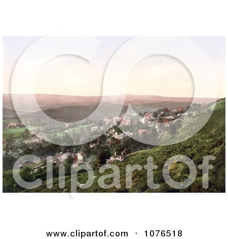 the Vilage of West Malvern Malvern Hills Worcestershire England - Royalty Free Stock Photography  by JVPD