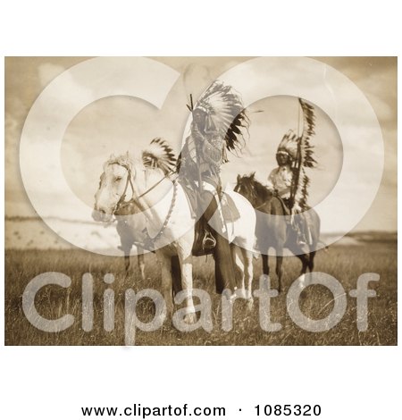 Three Sioux Chiefs on Horses - Free Historical Stock Photography by JVPD