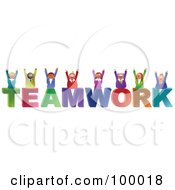 Poster, Art Print Of Business Team Celebrating On Teamwork