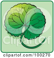 Poster, Art Print Of Green Leaf Icon - 7