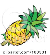 Poster, Art Print Of Fresh Pineapple
