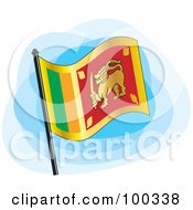 Poster, Art Print Of Sri Lankan Flag