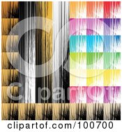 Royalty Free RF Clipart Illustration Of A Colorful Grungy Background With Lines