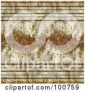 Seamless Background Of A Rusty And Peeling Panel