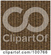 Poster, Art Print Of 3d Wicker Material Weave Background