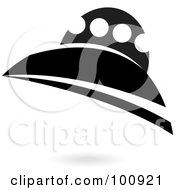 Poster, Art Print Of Black And White Spaceship