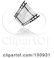 Poster, Art Print Of Grayscale Film Strip Icon