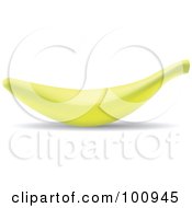 Royalty Free RF Clipart Illustration Of A 3d Realistic Banana by cidepix