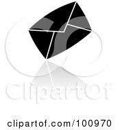 Royalty Free RF Clipart Illustration Of A Black And White Symbol Icon by cidepix