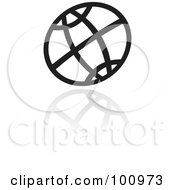 Poster, Art Print Of Black And White Www Symbol Icon
