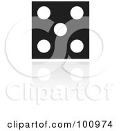Poster, Art Print Of Black And White Dice Icon