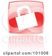 Shiny Red Square Https Web Browser Icon