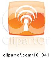 Poster, Art Print Of Square Orange Podcast Logo Icon