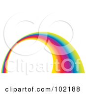 Poster, Art Print Of Rainbow Swoosh Wave Background - 4