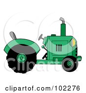 Poster, Art Print Of Green Farm Tractor