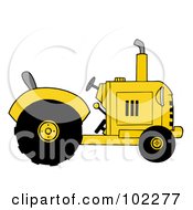 Poster, Art Print Of Yellow Farm Tractor