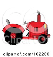 Red Farm Tractor