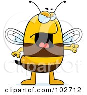 Angry Bee Pointing