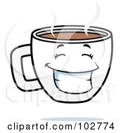 Poster, Art Print Of Happy Grinning Coffee Cup