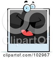 Royalty Free RF Clipart Illustration Of A Happy Picture Character
