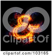 Blazing Ampersand Symbol - 1