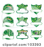 Poster, Art Print Of Digital Collage Of St Patricks Day Labels