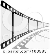 Poster, Art Print Of Film Strip Leading To The Right