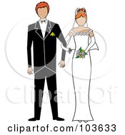 Poster, Art Print Of Irish Bride And Groom Standing Arm In Arm