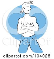 Royalty Free RF Clipart Illustration Of A Man Posing