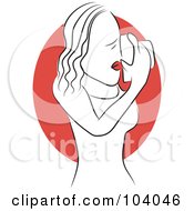 Royalty Free RF Clipart Illustration Of A Woman Photographer by Prawny