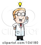 Poster, Art Print Of Smart Scientist Boy