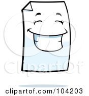 Poster, Art Print Of Piece Of Paper With A Smile