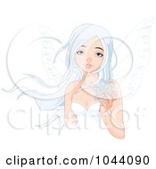 Poster, Art Print Of Winter Fairy Holding A Snowflake