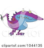 Poster, Art Print Of Cartoon Long Nosed Monster