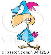 Poster, Art Print Of Cartoon Feisty Bird