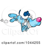 Poster, Art Print Of Cartoon Dog Fetching A Newspaper