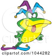 Poster, Art Print Of Cartoon Frog Fool