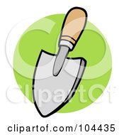 Royalty Free RF Clipart Illustration Of A Small Hand Trowel